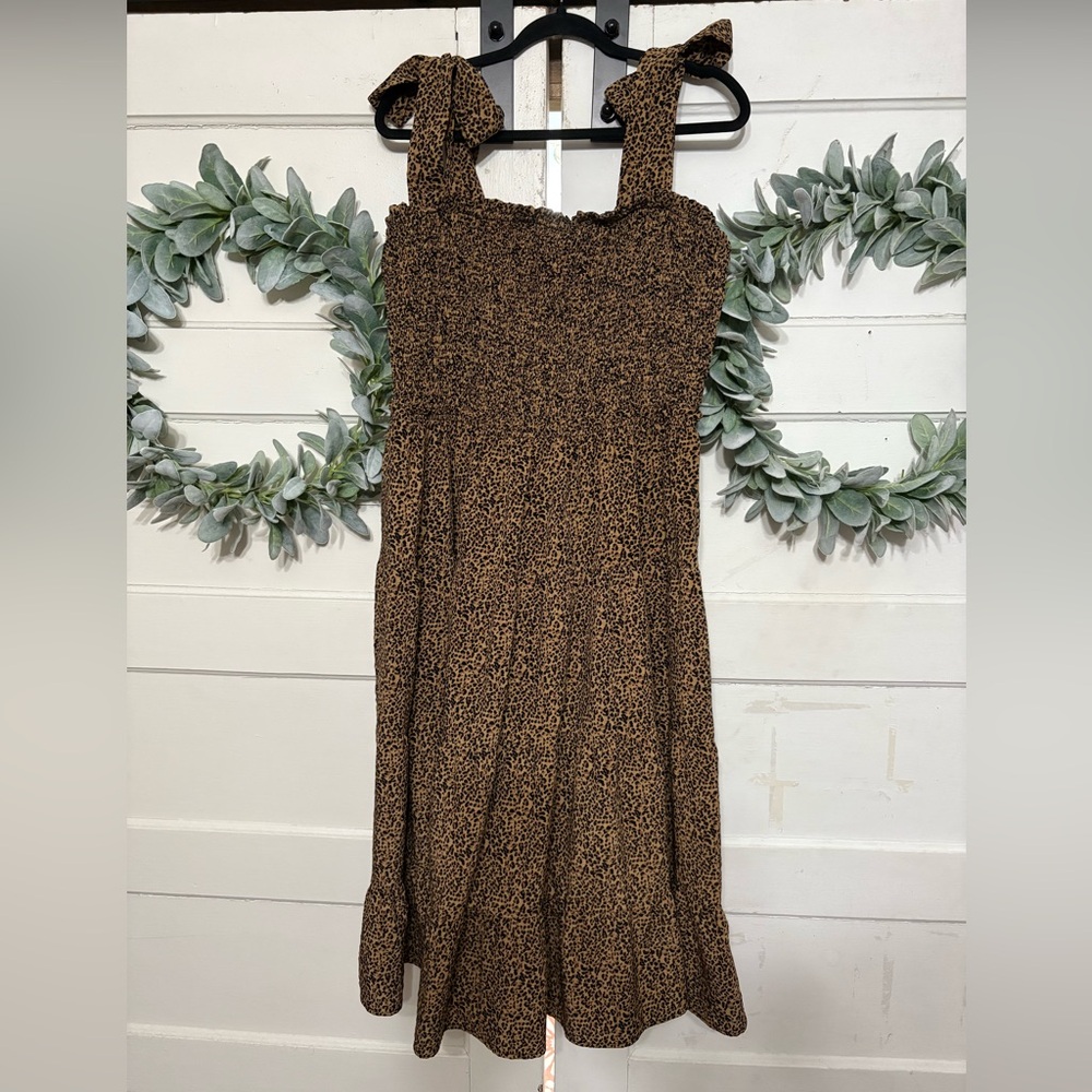 Animal print Midi Dress